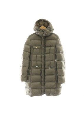 Moncler Down Coat Outer Romarin Mocha Brown 0